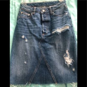 Denim skirt